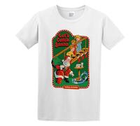 Let's Catch Santa Mens T-Shirt White Tees Unisex Shirt M