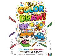 Let's Color and Draw!: Coloring and drawingbook for kids