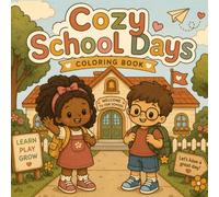 Lets Color Club 30Pcs Back to School Coloring Book First Day of School DIY Pages | Cozy Coloring Pencil Schoolbag Cute Pattern, Art Activity, Party Favor Supplies, for Kids (The Cozy Series)