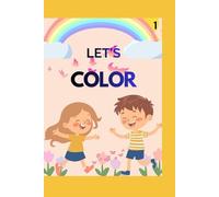 LET'S COLOR: Easy Animal & Bird Coloring Book for Kids Ages 3-5 | Preschool Toddler Coloring Pages