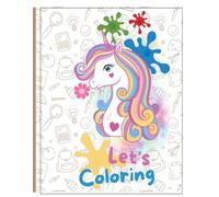 Let's Coloring: 76 enchanting pages of princesses, castles, unicorns, and magic for kids ages 4-8
