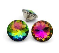 Let's Decorate 25 Botones de Cristal de 25 mm para Costura, Sofá, Decoración de Cabecero, Tapicería y Bricolaje - Colorido (ZJ)