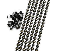 Let's Decorate - Tiras de tachuelas para tapicería de 5 metros, color bronce, cintas decorativas para sofá, tachuelas para sillas de jardín interiores, tachuelas sueltas a juego (bronce de 9,5 mm)