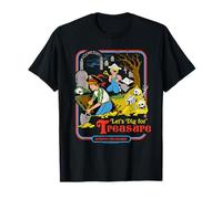 Let's Dig for Treasure Pirate Retro Funny Adult Humor Camiseta