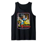 Let's Dig for Treasure Pirate Retro Funny Adult Humor Camiseta sin Mangas