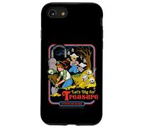 Let's Dig for Treasure Pirate Retro Funny Adult Humor Carcasa para iPhone SE (2020) / 7 / 8