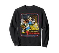 Let's Dig for Treasure Pirate Retro Funny Adult Humor Sudadera