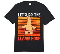 Let's Do The Llama Hoop ama el Hula Hoop Fitness Hooping Comfort Colors Adult Heavyweight T-Shirt