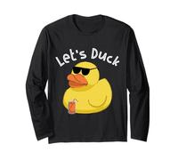 Let's Duck Yellow Rubber Duck Beach Party Summer Vacation Manga Larga