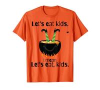Let's Eat Kids - Disfraz de bruja divertido para fiesta de Halloween Camiseta