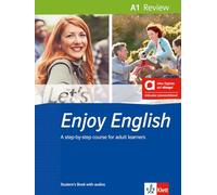 Let's Enjoy English A1 Review - Hybrid Edition allango: A step-by-step course for adult learners. Student's Book with audios including allango licence key (24 months)