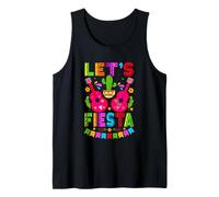 Let's Fiesta Vibrante Tema Musical Fiesta Camiseta sin Mangas
