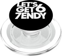 Let's Get 6 7endy Tipografía Retro Años 60 70 Cumpleaños PopSockets PopGrip para MagSafe