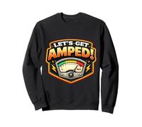 Let's Get Amped Divertido Electricista Juego de Palabras Broma Diciendo Humor Divertido Sudadera