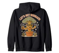 Let's Get Bonsai'd Retro Tree Party Design Sudadera con Capucha