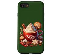 Lets Get Cozy Christmas Mug For Xmas Women Cute Hot Cocoa Carcasa para iPhone SE (2020) / 7/8