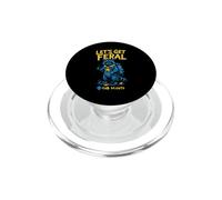 Let's Get Feral! Hiking Cub Scout Racoon Scouting America PopSockets PopGrip para MagSafe