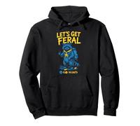 Let's Get Feral! Hiking Cub Scout Racoon Scouting America Sudadera con Capucha