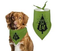Let's Get Lit Bandanas para Perros con diseño de árbol de Navidad, Baberos Triangulares para Perros, Linda Bufanda para Mascotas pequeñas, Medianas y Grandes