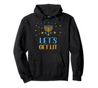 Let's Get Lit - Cita de Hanukkah Sudadera con Capucha