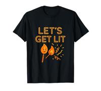 Lets Get Lit - Confeti de neón para Fiesta Camiseta