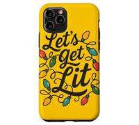 Let's Get Lit - Divertidas Luces de Navidad para Fiestas Carcasa para iPhone 11 Pro
