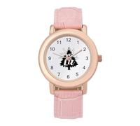 Let's Get LIT - Reloj de pulsera analógico para mujer, diseño de árbol de Navidad