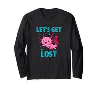 Let's Get Lost Axolotl Funny Adventure Animal Cita Manga Larga