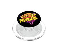 Let's Get Physical 80s Fiesta de Disfraces Retro de los años Ochenta Entrenamiento PopSockets PopGrip para MagSafe