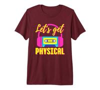Let's Get Physical - Disfraz de Fiesta de los años 80 para Halloween, Entrenamiento Retro Camiseta Premium