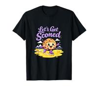 Let's Get Sconed Funny Foodie Scone Skater Gráfico Camiseta