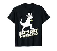 Let's Get T-Wrecked - Fiesta T-Rex Dinosaur Summer Festival Camiseta