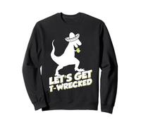 Let's Get T-Wrecked - Fiesta T-Rex Dinosaur Summer Festival Sudadera