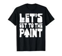 Let's Get To The Point Camiseta gráfica económica, Hombre, Negro, XL