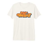 Let's Get Weird Vintage Festival Typography Camiseta Premium