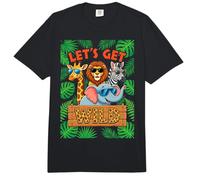 Let's Get Wild Zoo Viaje para Animales Aventura Amantes Familia Comfort Colors Adult Heavyweight T-Shirt