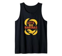 Let's Go Bananas Divertido Banana Love Camiseta sin Mangas
