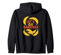 Let's Go Bananas Divertido Banana Love Sudadera con Capucha