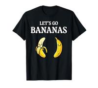Lets Go Bananas Funny Tropical Fruit Lover Hombres Mujeres Niños Camiseta