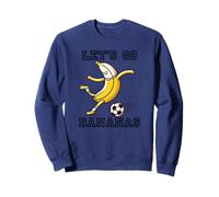Let's Go Bananas Futbolista Fútbol Banana Sudadera