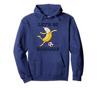 Let's Go Bananas Futbolista Fútbol Banana Sudadera con Capucha