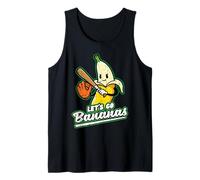 Lets Go Bananas - Guantes Deportivos para Bate de béisbol para Hombres y niños Camiseta sin Mangas