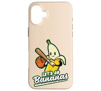 Lets Go Bananas - Guantes Deportivos para Bate de béisbol para Hombres y niños Carcasa para iPhone 16 Plus