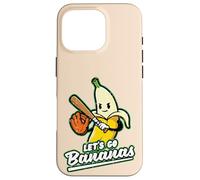 Lets Go Bananas - Guantes Deportivos para Bate de béisbol para Hombres y niños Carcasa para iPhone 16 Pro