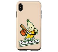 Lets Go Bananas - Guantes Deportivos para Bate de béisbol para Hombres y niños Carcasa para iPhone XS MAX