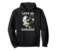 Let's Go Bananas Jugador de tenis con divertido gráfico de plátano Sudadera con Capucha