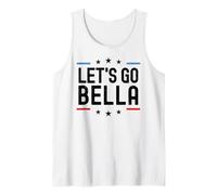 Lets Go Bella Nombre Personalizado Hombres Niños Cumpleaños Personalizado Camiseta sin Mangas