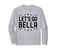 Lets Go Bella Nombre Personalizado Hombres Niños Cumpleaños Personalizado Manga Larga