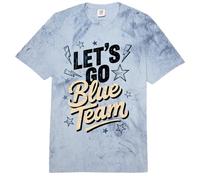Let's GO Blue Team Campamento de Verano Torneo Día de Campo Francia Comfort Colors Adult Heavyweight T-Shirt