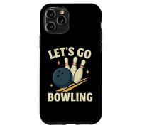 Let's Go Bowling Divertido Diseño Deportivo Retro Carcasa para iPhone 11 Pro
